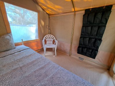 1p tent - chair and storage