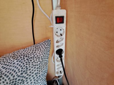 2p tent -electricity