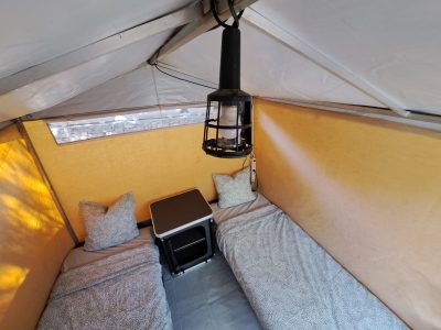 2p tent - lamp