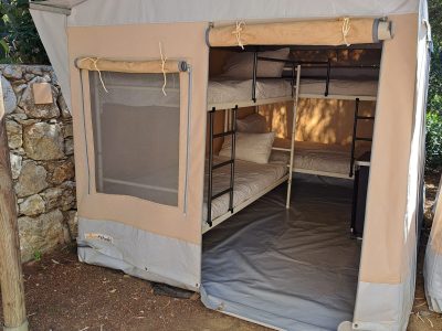 4p tent - outside